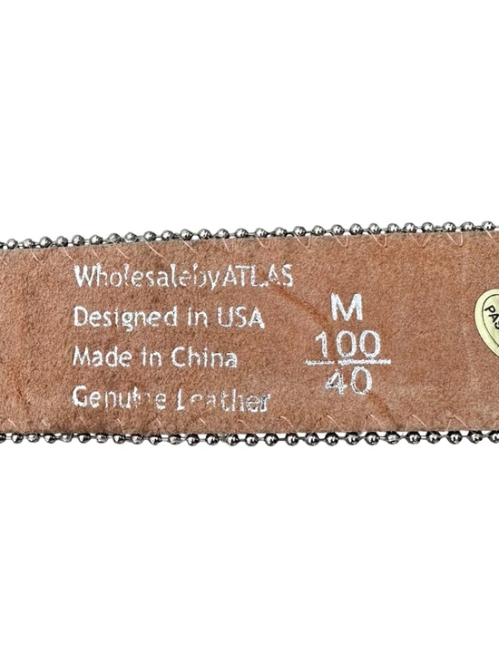 Atlas Rhinestone Western Belt Cowgirl Glam Bling Crystal Studded Statement Belt